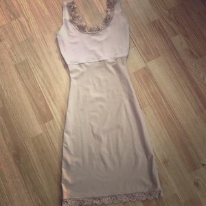 Spanx shapewear full nude slip size small.